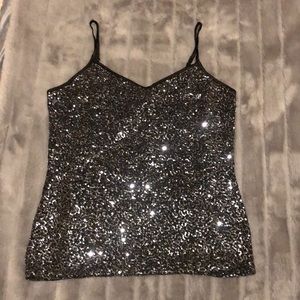 Express Sequined Tank 🎉host picked 🎉